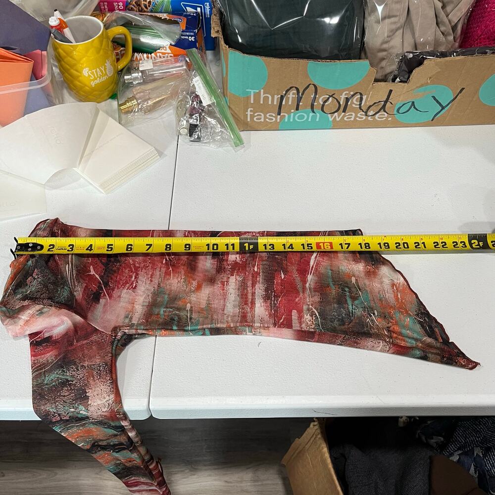 Superdown Revolve Red Multi Maddison Mesh Asymmet… - image 7